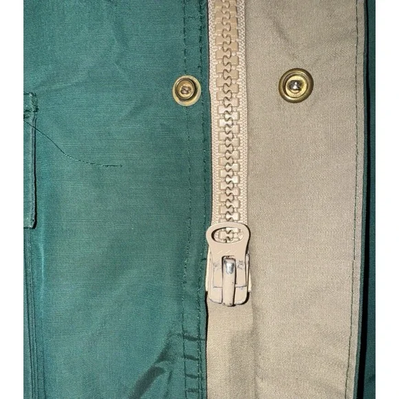 VTG  Woolrich Chore Coat/Jacket Full Zip Teal Mens Sz XL USA‎ Made Pockets - Picture 13 of 16